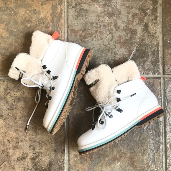 MICHAEL KORS Lanis Waterproof Lace-Up Boot NEW - Picture 5 of 9